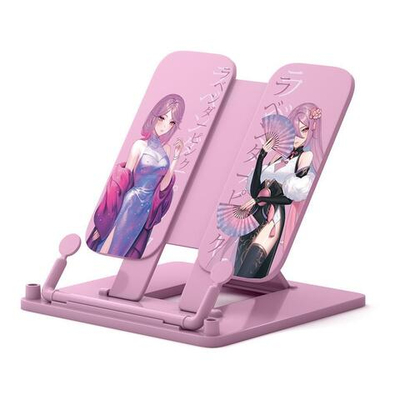 Подставка для книг пластиковая розовая "Manga" (ErichKrause)