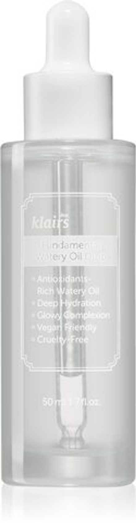 Klairs Fundamental Watery Oil Drop - сыворотка с антиоксидантным маслом для лица /   50  ml  / GTIN 8809572890505