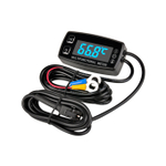 Тахометр цифровой LED + термометр под свечу RL-HM035LT