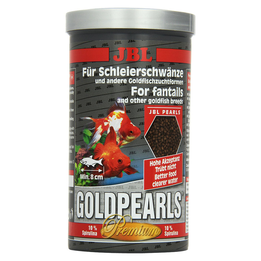 JBL GoldPearls - основной премиум корм для золотых рыб (гранулы)