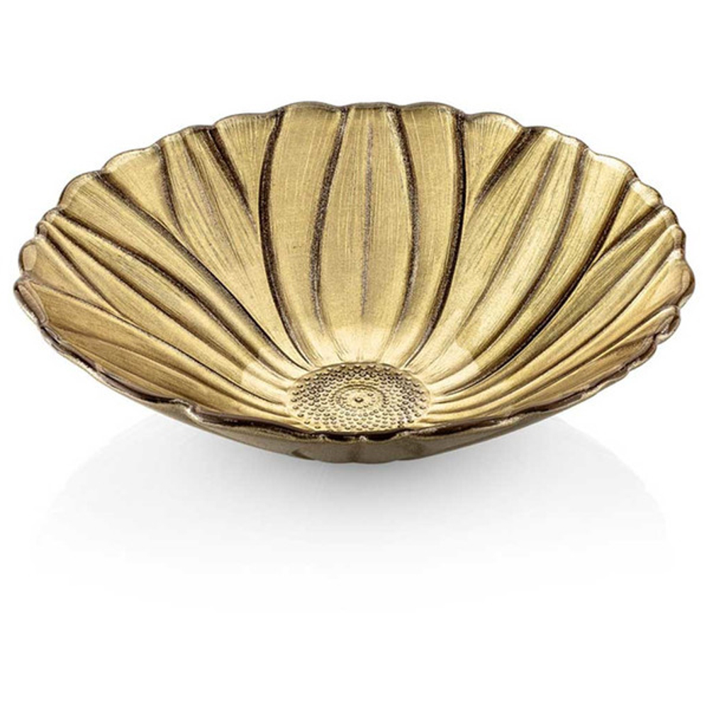 Чаша IVV Магнолия 25см золотистая