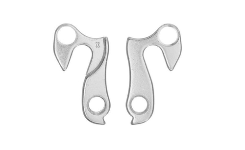 Держатель заднего переключателя (петух), для велосипедов Norco, Felt, Commencal, Da Bomb, Haibike, Identiti, Massi, Orange, Sanchez, Stevens, Ultra, Vario , алюминиевый, серебристый