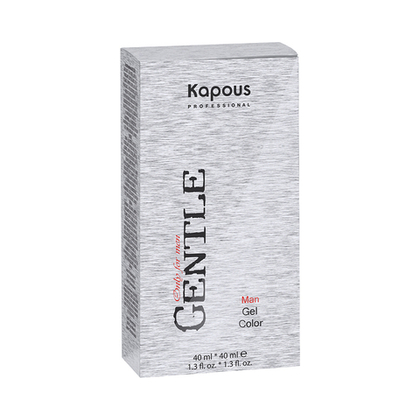 Гель-краска для мужчин без аммония,темно-коричневый 40*40 №3 Kapous
