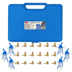 Набор адаптеров для тестера обратки дизельных форсунок системы Common Rail 24пр., в кейсе RockForce##Rock FORCE RF-40110124