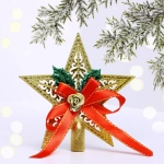 Верхушка на ёлку «Сияющая звезда» 10 см, золото