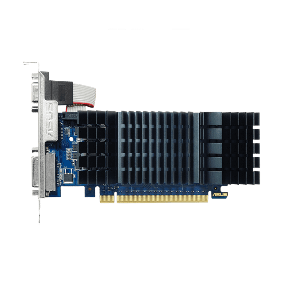 Видеокарта ASUS GeForce  GT730 2Gb 64bit GDDR5 902/1605 DVI HDMI HDCP PCI-E GT730-SL-2GD5-BRK