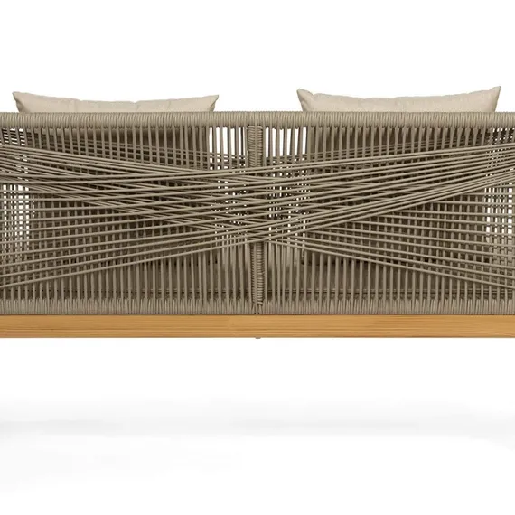 Двухместный плетеный диван Nuvola 130 см,