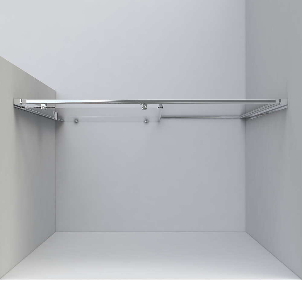 Душевая дверь Garda VDS-1G125CH, 1250, хром, стекло шиншилла