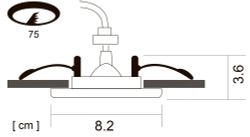 Точечный встраиваемый светильник Arte Lamp