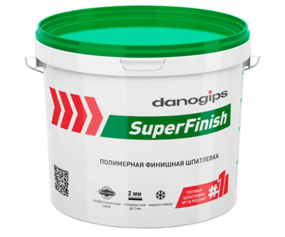 DANOGIPS шпатлевка гот. финишная SuperFinish (11 л) (18,1кг)