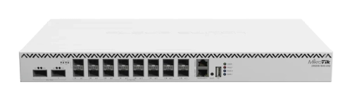 MikroTik CRS518-16XS-2XQ-RM управляемый коммутатор