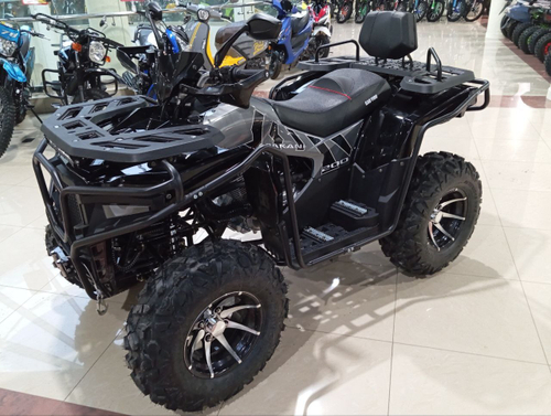 Квадроцикл (комплект для сборки) Apakani BULLY 200 L premium черный/серый