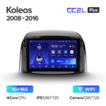 Teyes CC2L Plus 9" для Renault Koleos 2008-2016