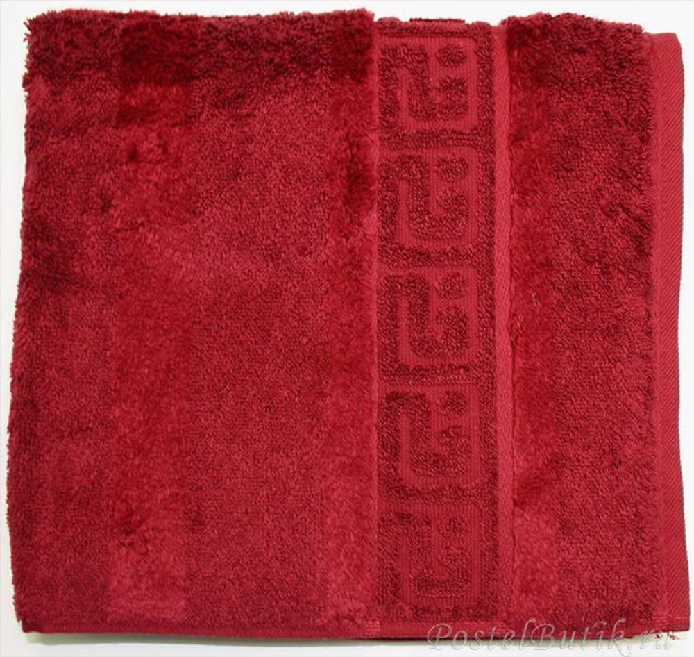 Полотенце 80х160 Cawo Noblesse 1001 бордовое