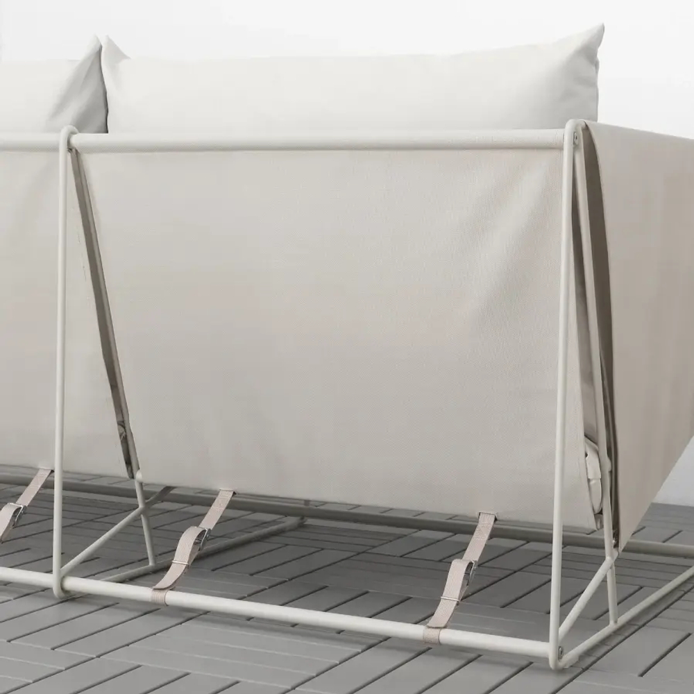 Диван садовый - IKEA HAVSTEN, 179x90x94см, белый, ХАВСТЕН ИКЕА