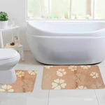 Коврик MAXIMUS 2шт 50*80/40*50см, 2546 L.BROWN