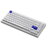 AKKO MOD007B PC Blue&White 3 Modes RGB Hot Swap  Akko V3 Piano Pro Switch,ASA profile keycap