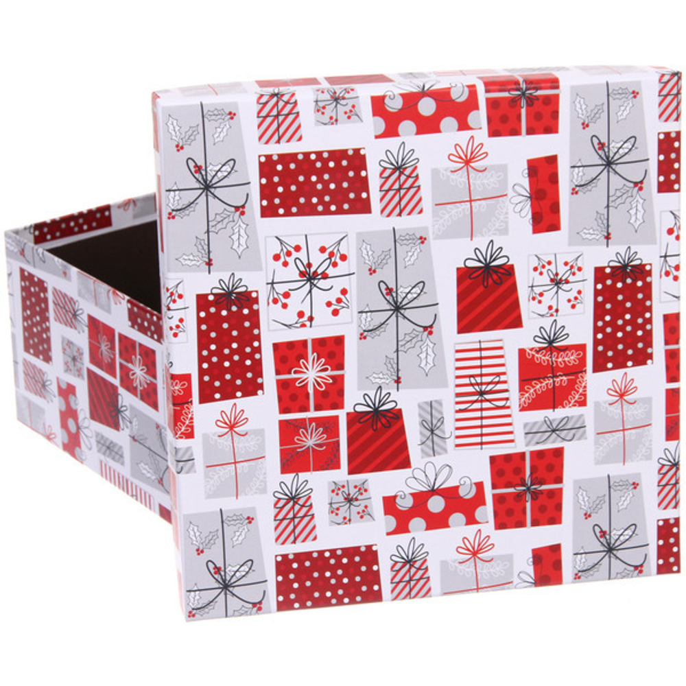 Коробка подарочная «Праздник» 19,5*19,5*9,5 см