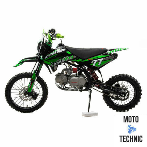 Питбайк Motoland JX125 зеленый (2022 г.)