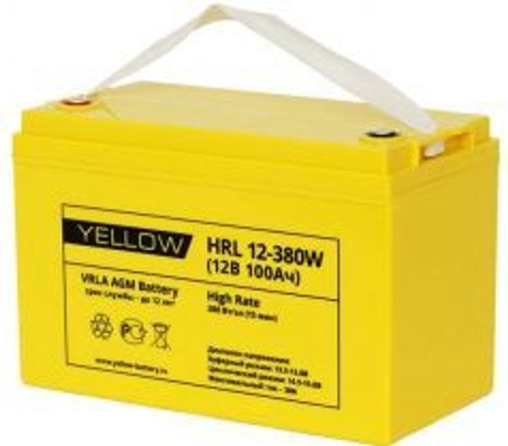 Аккумулятор YELLOW HRL 12-380W