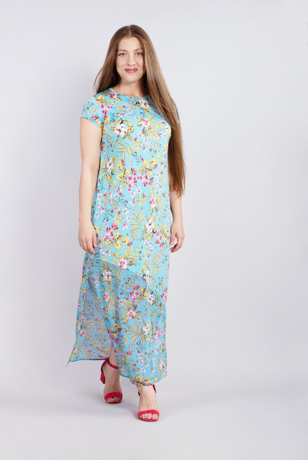 Платье женское 1883ЛП, Букет #172Бука051883ЛП