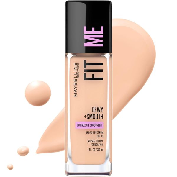 Тональный крем Maybelline Fit Me Luminous+Smooth Foundation SPF18, тон 105 Natural Ivory