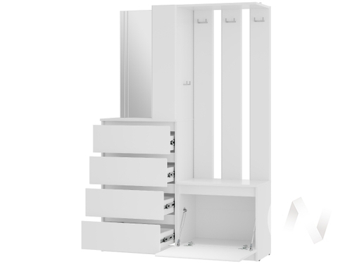 Прихожая ПР-04 МС Симпл (белый)