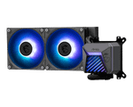 Водяное охлаждение для CPU MAG CORELIQUID A15 240 Socket Intel/AMD, ARGB, Fan 2x120см Черный