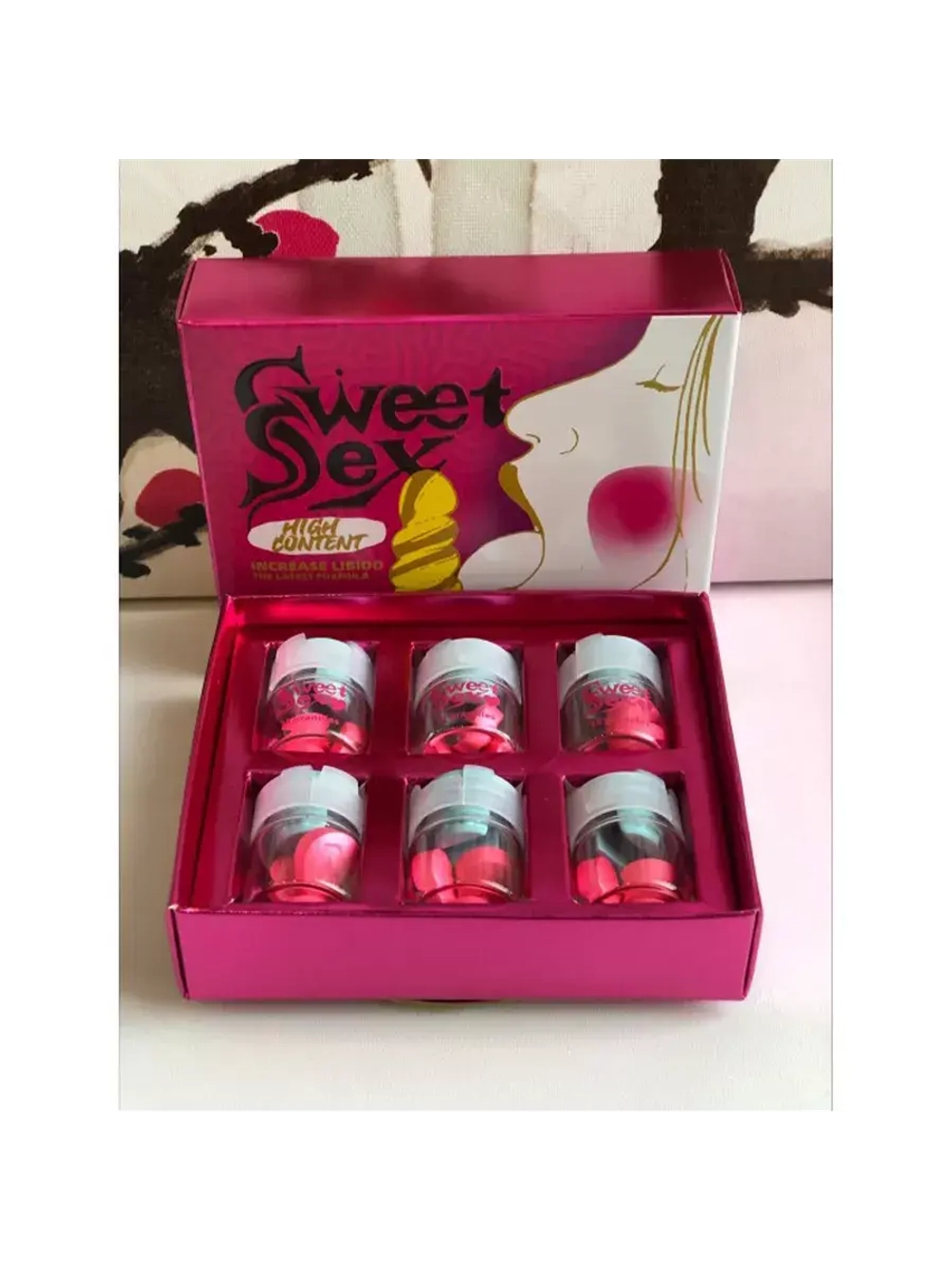 Sweet SEX для женщин 6 флаконов по 3 таблетки (18 таблеток)