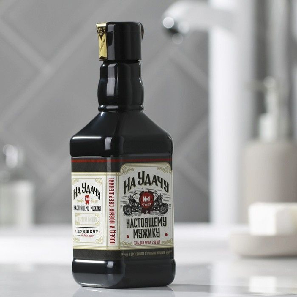 Гель для душа «На удачу» с древесным ароматом и пряными нотами - 250 мл.