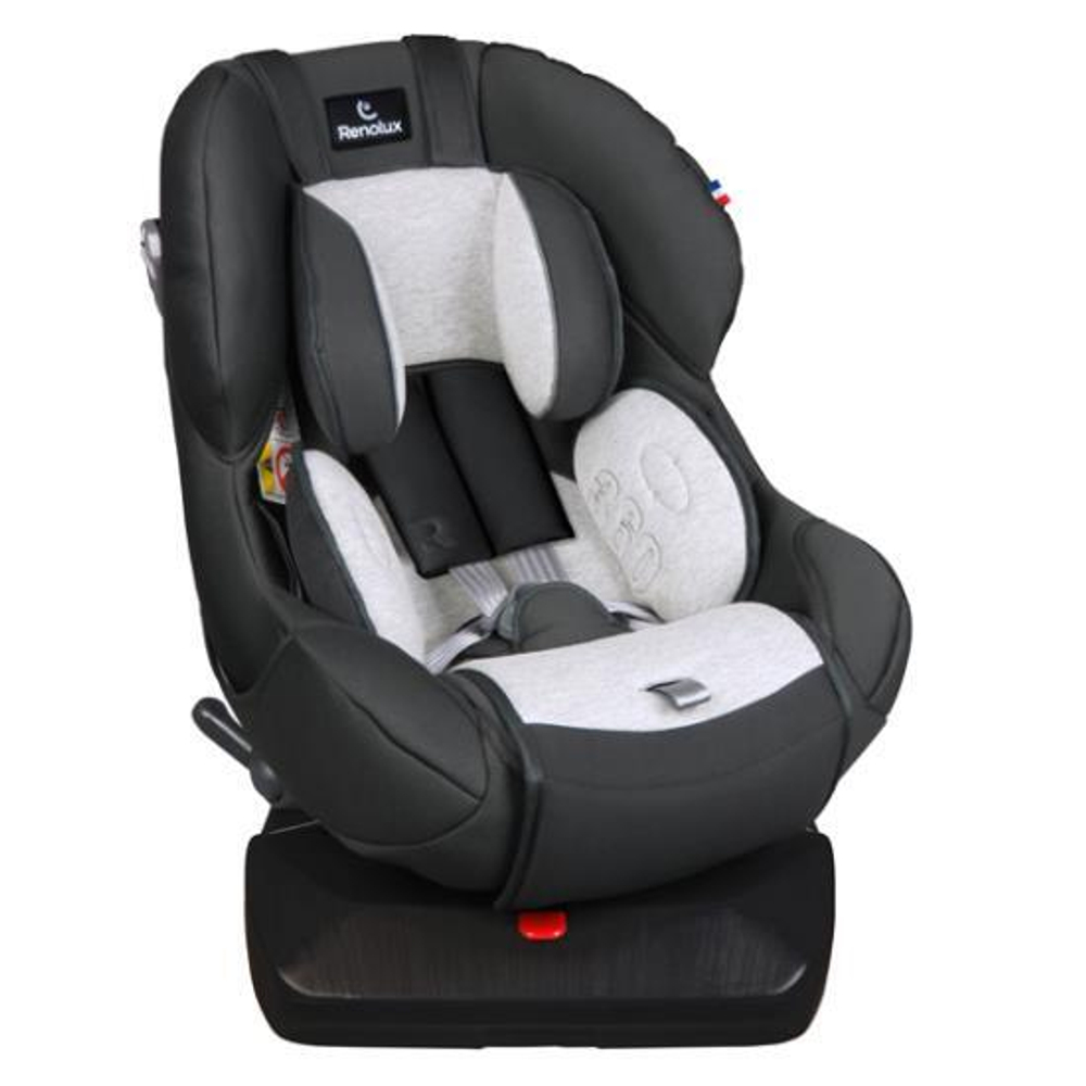 Детское автокресло Renolux 360 гр. 0+/1 (Чёрный/серый)
