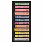 Пастель сухая художественная ГАММА "Старый Мастер", 12 цветов, яркие цвета, квадратное сечение, 2309195