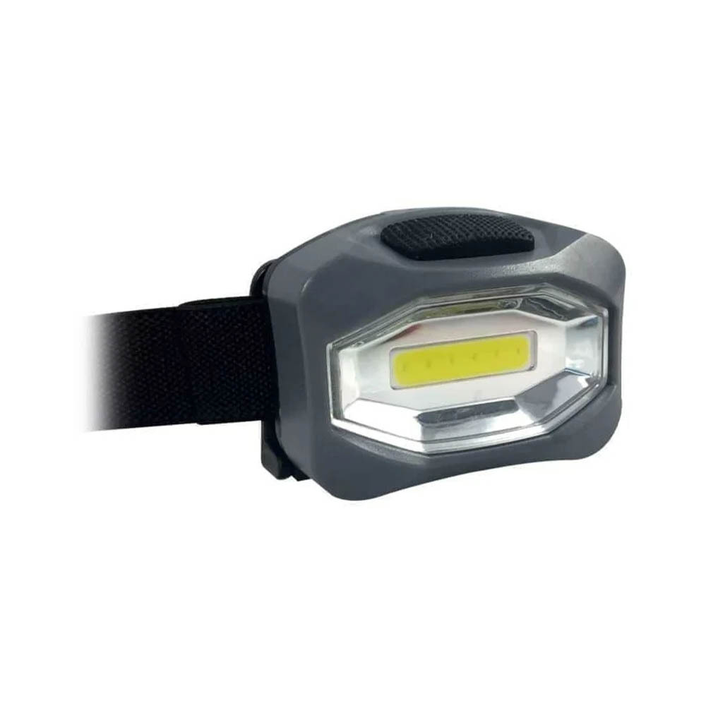 КОСМОС Фонарь налобный H101-COB (3xR03),1св/д COB 3W(160lm), чёрный/пласт,3 реж