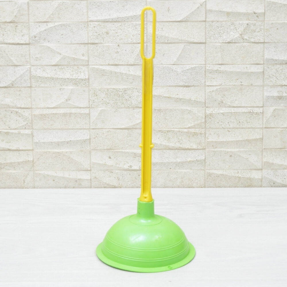 Вантуз с пластиковой ручкой цветной 130мм 38см