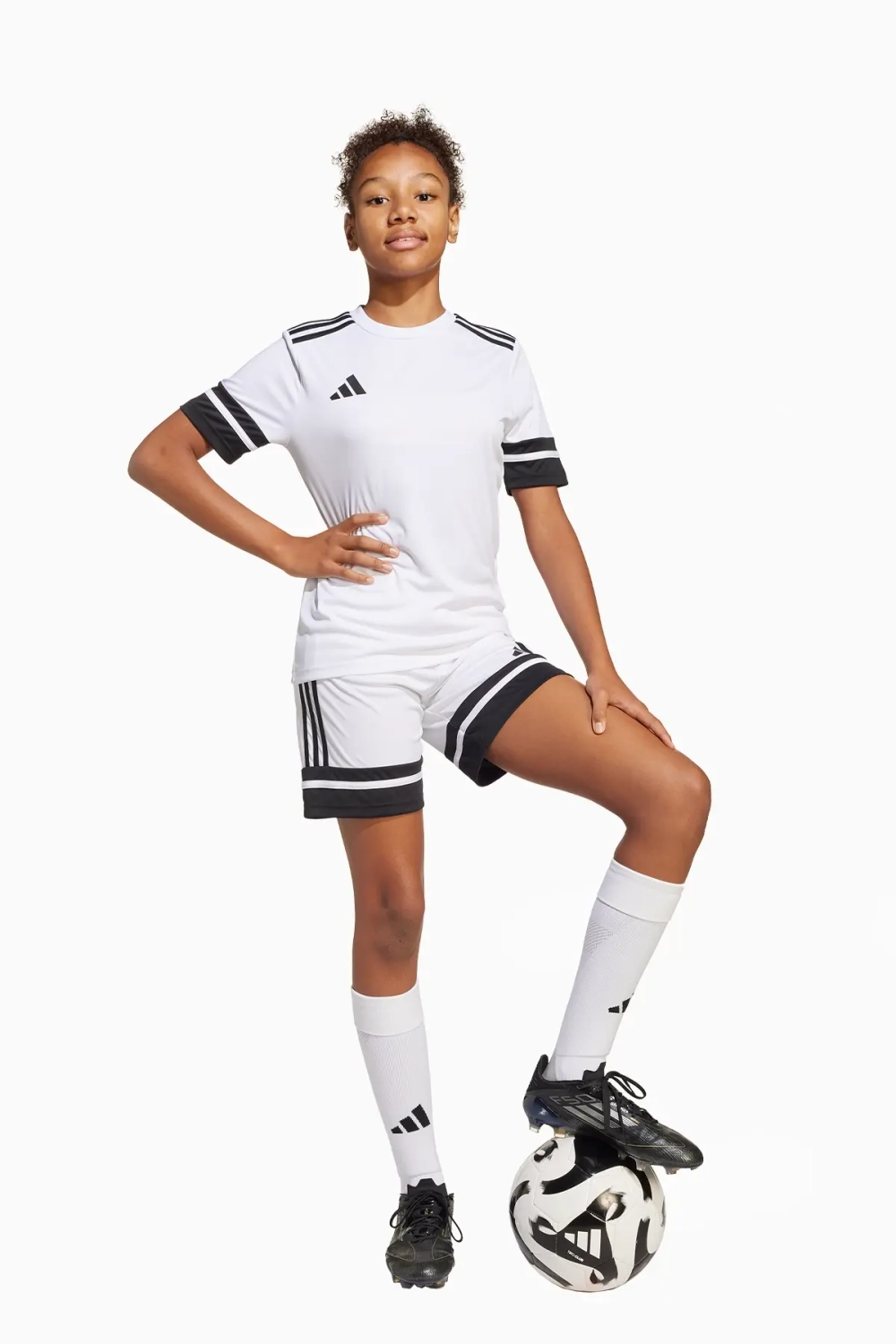 Шорты adidas Squadra 25 Junior - белый