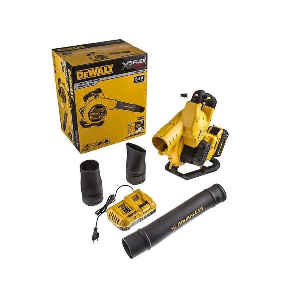 DeWalt DCM572X1 54В воздуходув аккумуляторный (1 x 3 Ач, ЗУ) 54.17 м/с