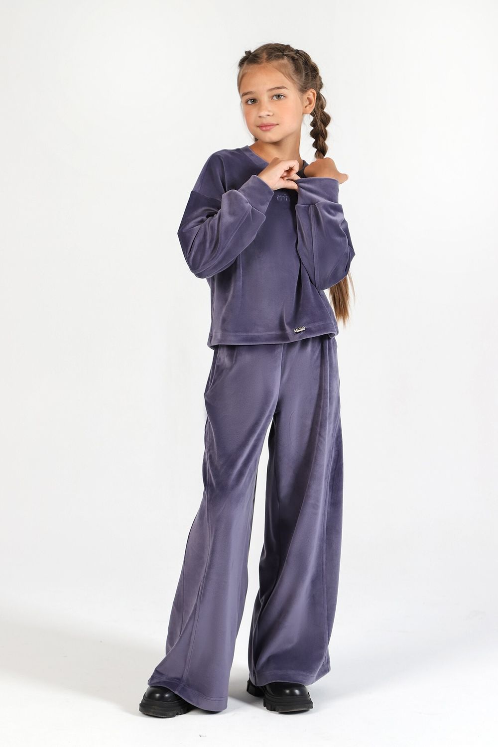 Костюм для девочки Вита-2 Виотекс СЕРЫЙ