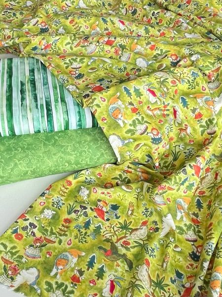 ЛЕСНАЯ ВЕЧЕРИНКА, 100% хлопок Handmade Fabrics 7