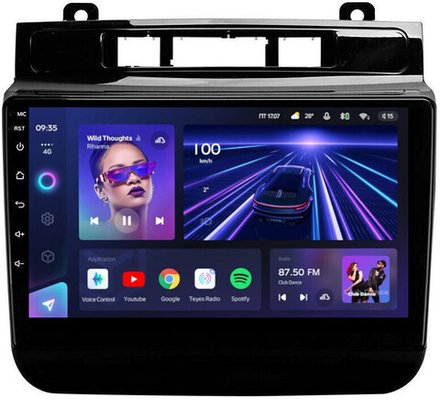 Магнитола для VW Touareg 2010-2018 (RNS850) - Teyes CC3 Android 10, ТОП процессор, 4/32 Гб, CarPlay, SIM-слот