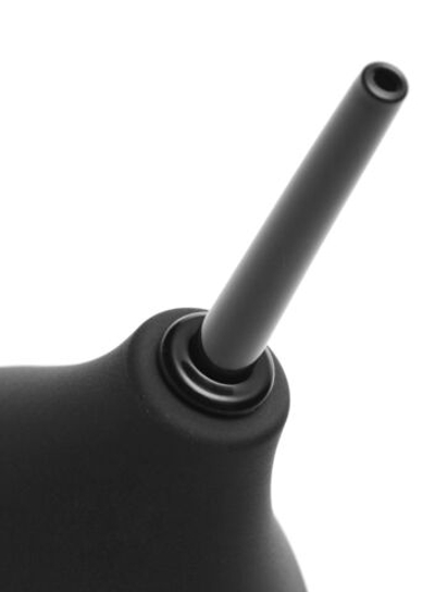 Черный анальный душ Thin Tip Enema Bulb (Цвет: черный)