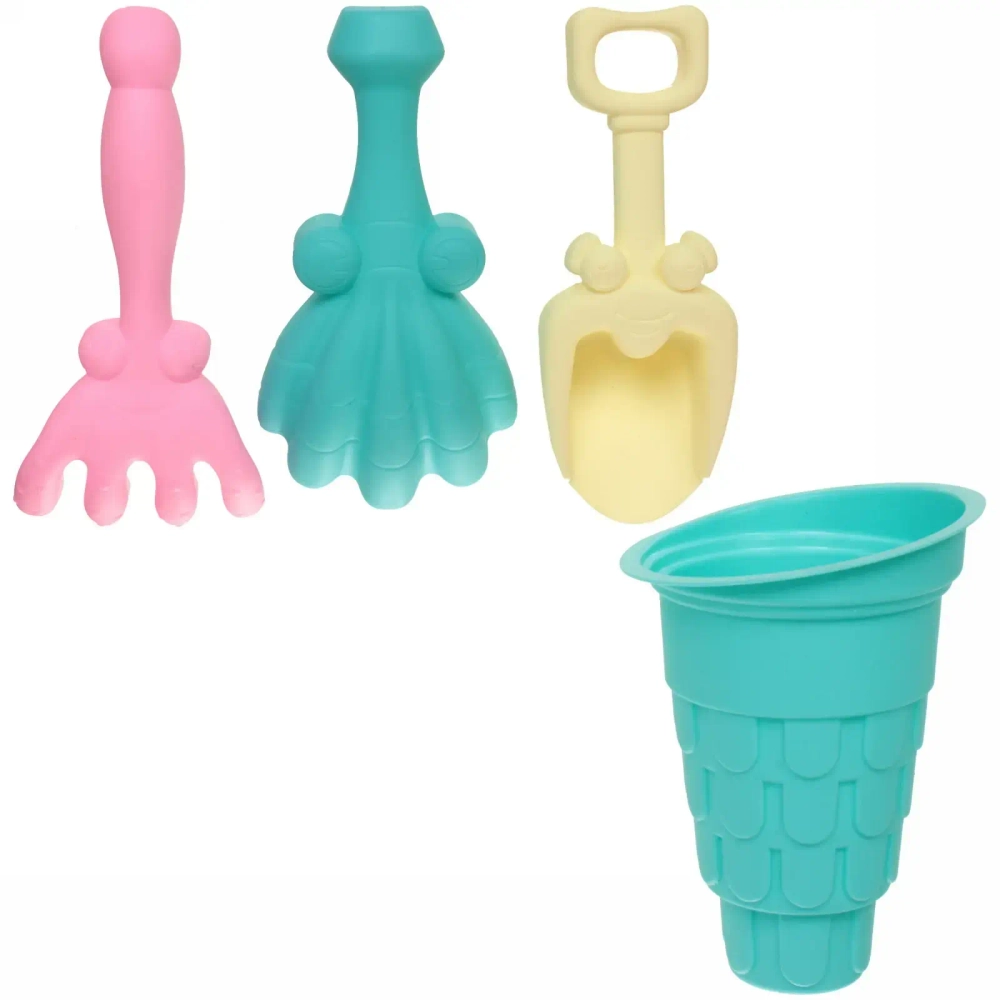 Набор для игры в песочнице «Тайны океана» 20*14*14 см, 4 предмета