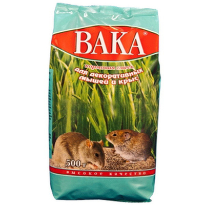 Вака "ВК" д/декор.крыс и мышей 500г. ВАКА
