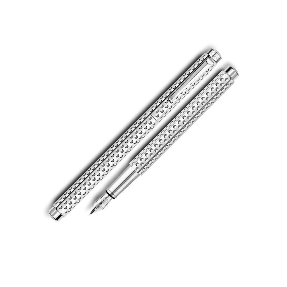 Carandache Ecridor Golf PP (F) латунь палладиевое покрытие перо сталь (958.506)