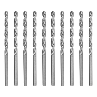 Сверло по металлу, 2.5 мм, полированное, HSS, 10 шт, цилиндрический хвостовик Matrix