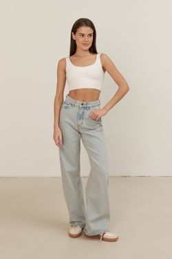 Джинсы STRAIGHT, голубые