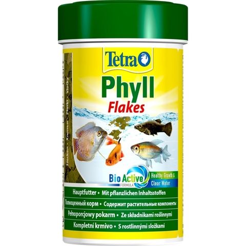 Корм для рыб TetraPhyll хлопья растительные   100мл