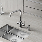 Смеситель для кухни Sancos Vela с краном для фильтра, хром, SC4013CH