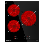 Электрическая варочная панель Meferi MEH453BK LIGHT фото 