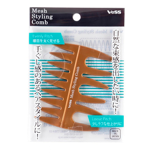 Гребень для укладки волос с широкими зубчиками Vess Mesh Styling Comb