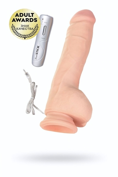 Ротатор на присоске телесный 7 режимов вибрации RealStick 17 см